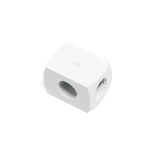 Refrigeration Liquide Alphacool Bloc d'eau laiton blanc 22x30 mm