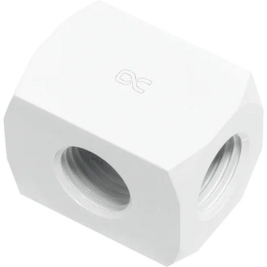 Refrigeration Liquide Alphacool Bloc d'eau laiton blanc 22x30 mm