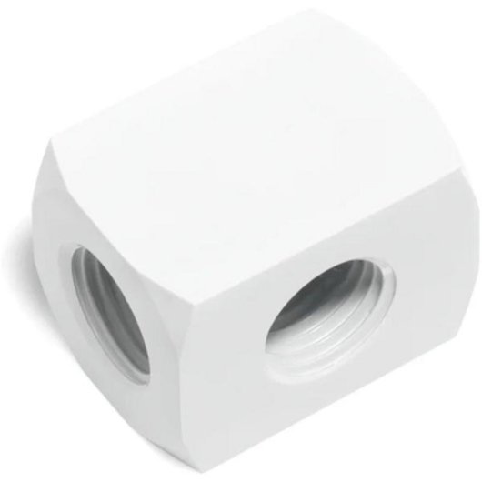 Refrigeration Liquide Alphacool Bloc d'eau laiton blanc 22x30 mm