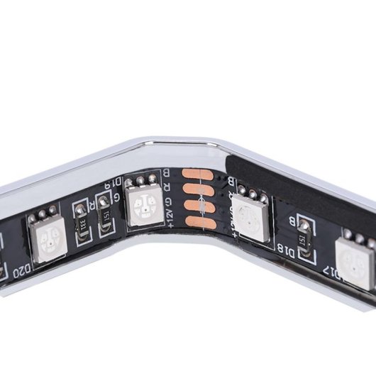 Wasserkühlung Alphacool Aurora XPX RGB 75 mm 15 LEDs Chromrahmen
