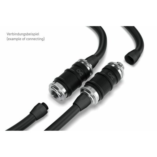 Raffreddamento Liquido Alphacool ES Schnellverschluss BLH1A 1/4" Nero Cromato