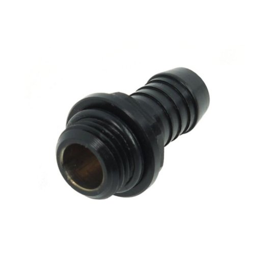 Flüssigkeitskühlung Alphacool Messingverschraubung schwarz 1/4" männlich 22 mm