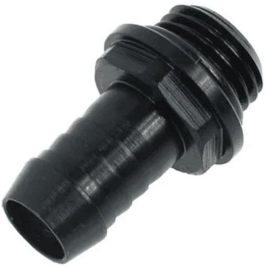 Flüssigkeitskühlung Alphacool Messingverschraubung schwarz 1/4" männlich 22 mm