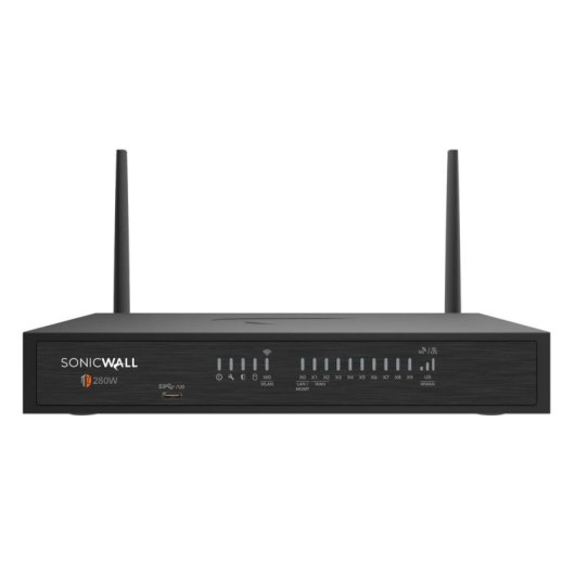 SonicWall TZ380 3,5 Gbit/s 8 puertos Ethernet 2 ranuras SFP+ 512 GB almacenamiento