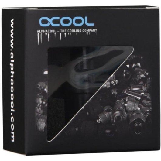 Refrigeration Liquide Alphacool 17457 raccord laiton noir 1/4" 42 mm