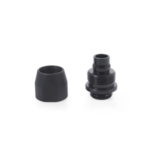 Wasserkühlung Alphacool Racor Aluminium Messing Schwarz 18 mm 1/4"