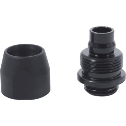 Wasserkühlung Alphacool Racor Aluminium Messing Schwarz 18 mm 1/4"