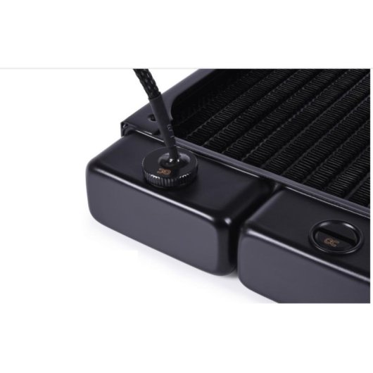 Temperatursensor Alphacool 17596 Messing schwarz 1/4" 18 mm