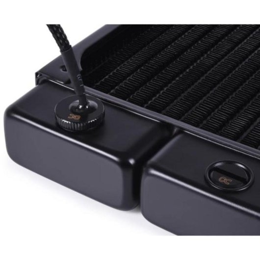Temperatursensor Alphacool 17596 Messing schwarz 1/4" 18 mm