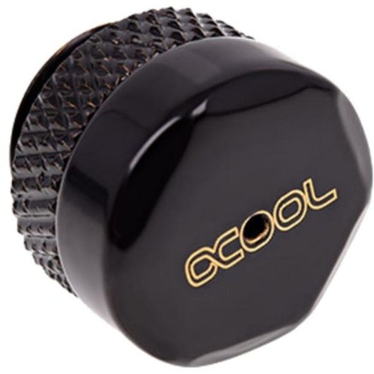 Refrigeración líquida Alphacool Racor latón negro 1/4" 17 mm