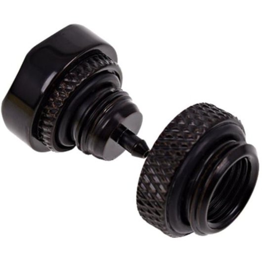 Refrigeración líquida Alphacool Racor latón negro 1/4" 17 mm