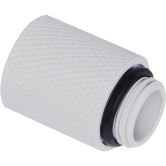 Flüssigkeitskühlung Alphacool Schlauchverbinder Weiß 1/4" 20 mm