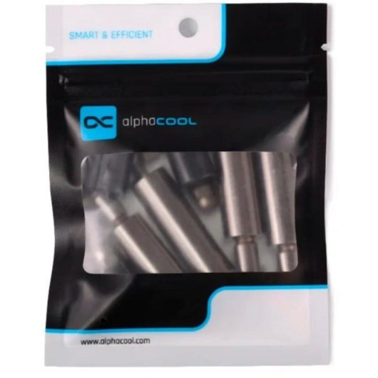 Wasserkühlung Alphacool Core Push Montagekit 50 mm Schwarz Silber