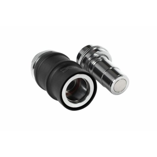 Refrigeración líquida Alphacool ES Schnellverschluss adaptador 1/4" negro cromado