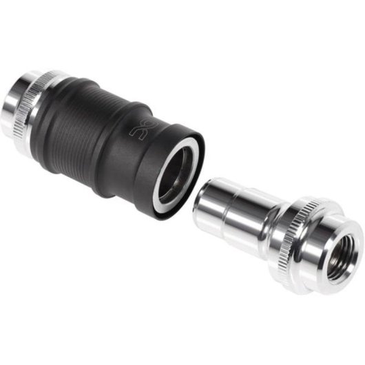 Refrigeración líquida Alphacool ES Schnellverschluss adaptador 1/4" negro cromado