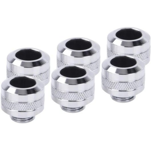 Refrigeration Liquide Alphacool Kit raccords laiton chromé 1/4" 20 mm