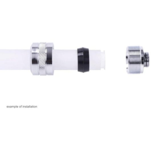 Refrigeration Liquide Alphacool Kit raccords laiton chromé 1/4" 20 mm