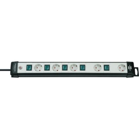 Regleta Brennenstuhl BN-1951550600 5 Tomas con Interruptor y Cable 3 m