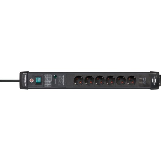 Regleta Brennenstuhl 1951160606 6 Tomas USB-A Protección Sobretensión
