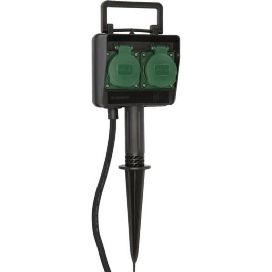 Regleta Brennenstuhl 1154430 2 Tomas con Protección IP44 16 A 230 V