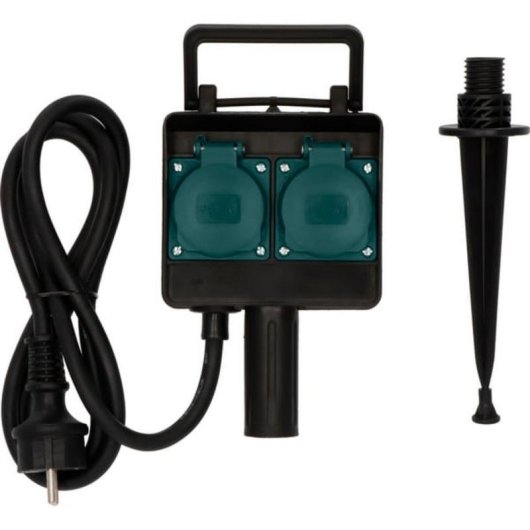 Regleta Brennenstuhl 1154430 2 Tomas con Protección IP44 16 A 230 V