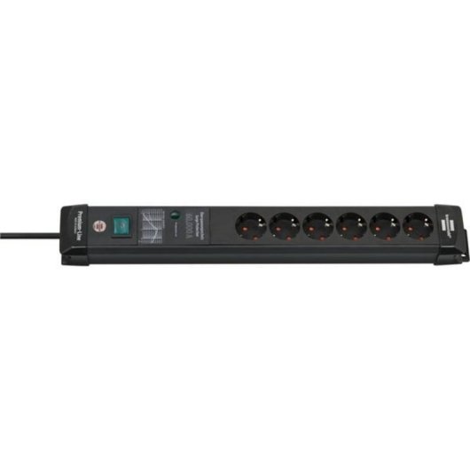 Multipresa Brennenstuhl 1951160402 6 prese con protezione e filtro EMI/RFI
