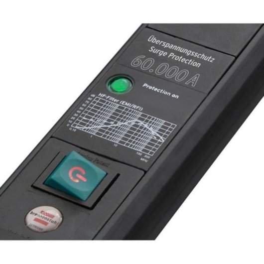 Multipresa Brennenstuhl 1951160402 6 prese con protezione e filtro EMI/RFI