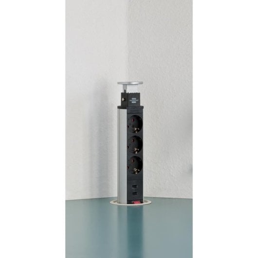 Multipresa Brennenstuhl 1396200013 3 prese AC 2 m con 2 USB-A e protezione bambini