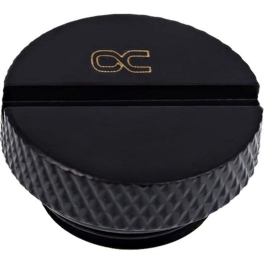 Refrigeration Liquide Alphacool Racor laiton noir mâle 18 mm 9,5 mm