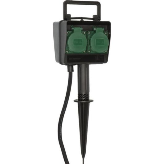 Régua de tomadas Brennenstuhl 1154450 4 tomadas com proteção IP44 e cabo 10 m