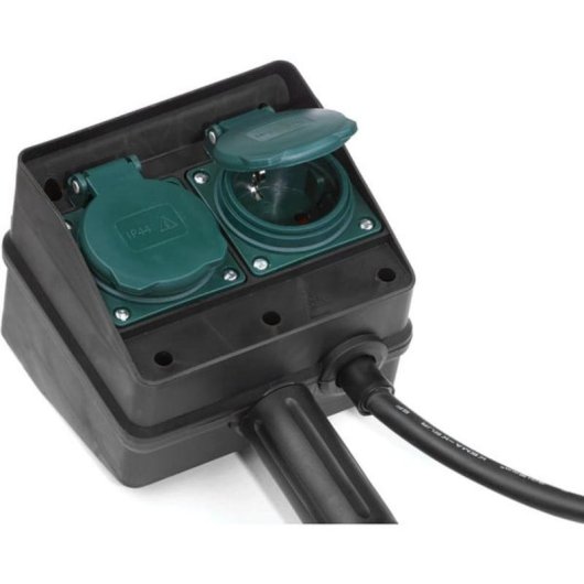 Régua de tomadas Brennenstuhl 1154450 4 tomadas com proteção IP44 e cabo 10 m