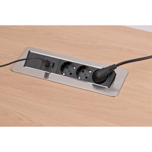 Regleta Brennenstuhl 1396200113 3 Tomas 2 USB-A Protección infantil