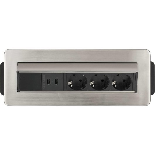 Regleta Brennenstuhl 1396200113 3 Tomas 2 USB-A Protección infantil