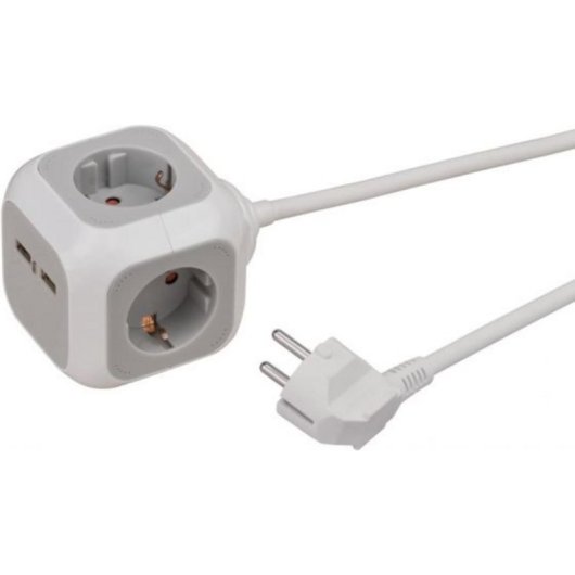 Multipresa Brennenstuhl 1150100 4 prese Tipo F 2 USB-A con protezione bambini