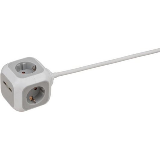 Multipresa Brennenstuhl 1150100 4 prese Tipo F 2 USB-A con protezione bambini