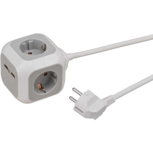 Multipresa Brennenstuhl 1150100 4 prese Tipo F 2 USB-A con protezione bambini