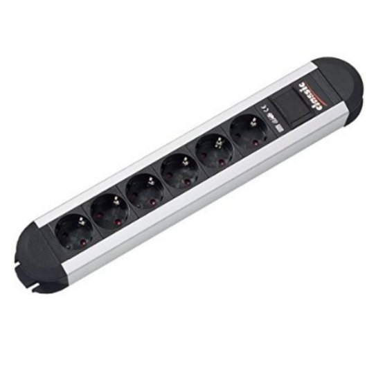 Regleta Bachmann PRIMO 6 Tomas 1,75 m con Protección y Diseño Resistente