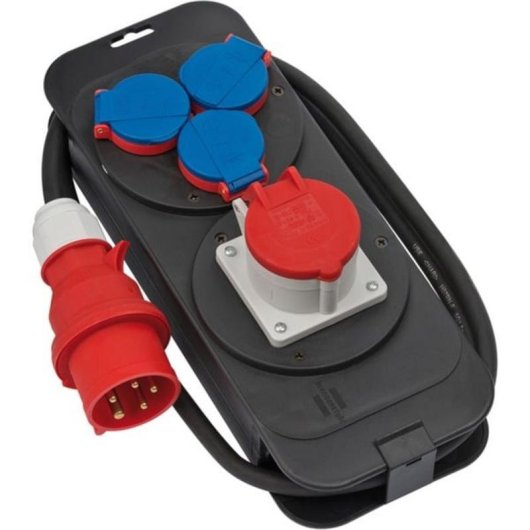 Régua de tomadas Brennenstuhl 1151600010 4 tomadas com proteção IP44 e cabo 2 m