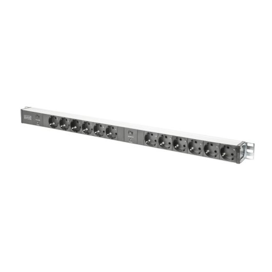 Multiprise Digitus DN-95405 12 prises avec protection et câble 2 m