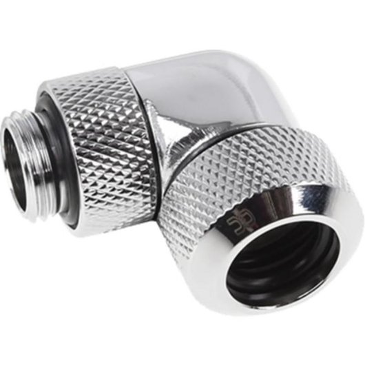 Refrigeration Liquide Alphacool 17392 Raccord Laiton Chrome 90° 1/4"