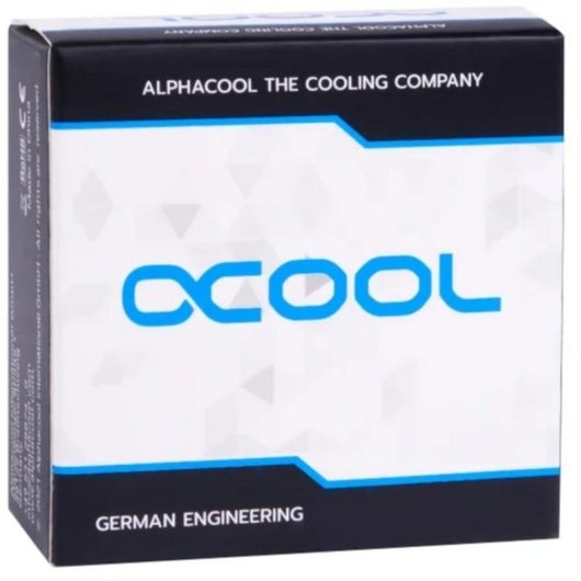 Flüssigkeitskühlung Alphacool Racor Messing schwarz 1/4" 90° 4 Stück