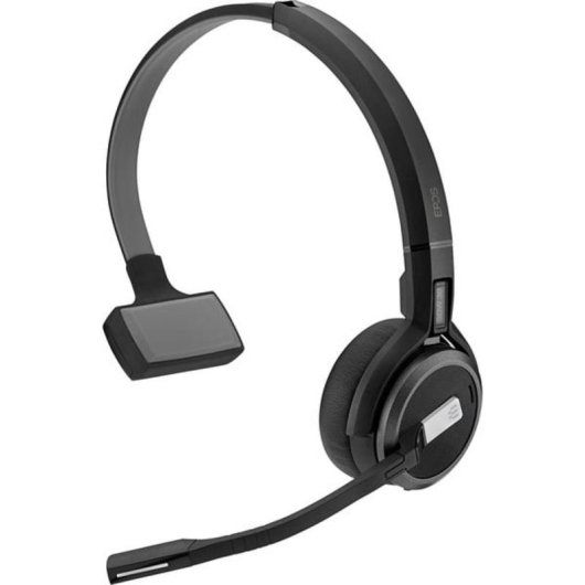 Auriculares EPOS IMPACT SDW 5033T inalámbricos DECT con cancelación de ruido, micrófono y base, negro