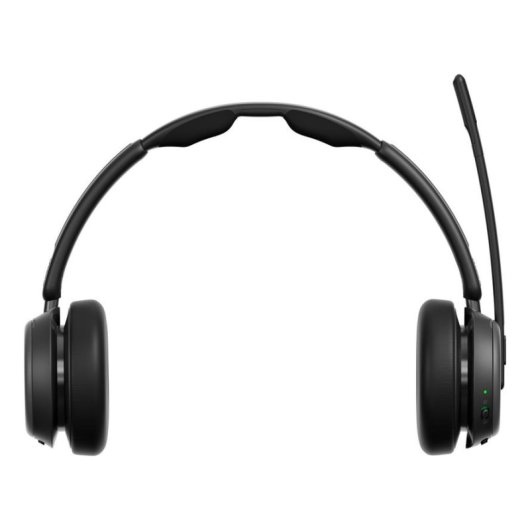 Auriculares EPOS IMPACT 1061T inalámbricos Bluetooth con cancelación de ruido, micrófono y base de carga, negro