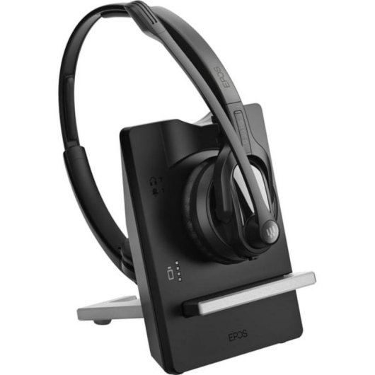 Auriculares EPOS Impact D 30 inalámbricos USB para oficina con cancelación de ruido negros