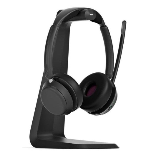 Auriculares EPOS IMPACT 1061T inalámbricos Bluetooth para oficina y call center negros