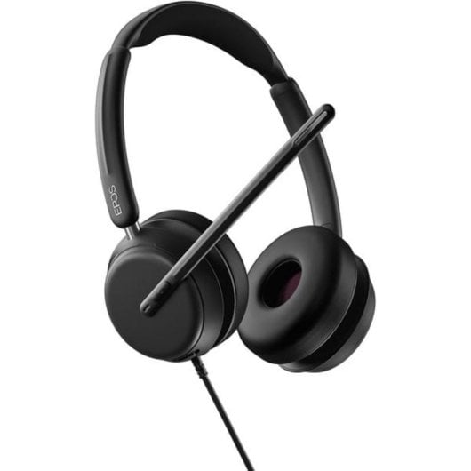 Auriculares EPOS IMPACT 860 con cable USB-C para oficina con cancelación de ruido negros