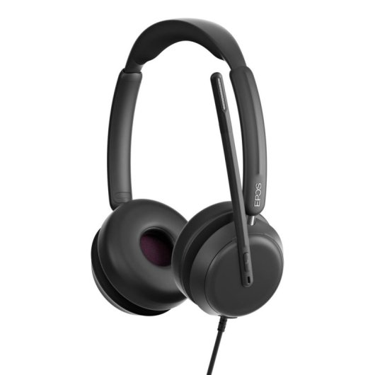 Auriculares EPOS IMPACT 860 con cable USB-C para oficina con cancelación de ruido negros