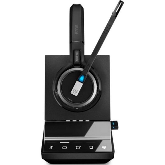 Auriculares EPOS IMPACT SDW 5036T inalámbricos DECT con cancelación de ruido, micrófono y uso oficina, negros
