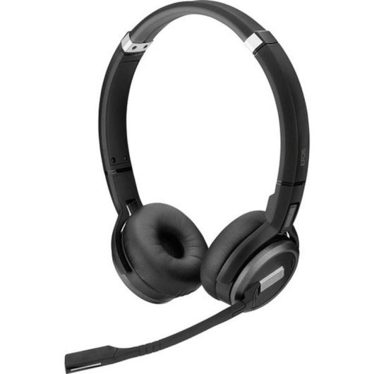 Auriculares EPOS IMPACT SDW 5066T inalámbricos DECT con cancelación de ruido, micrófono, negro