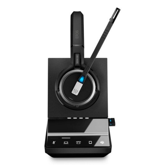 Auriculares EPOS IMPACT SDW 5066T inalámbricos DECT con cancelación de ruido, micrófono, negro